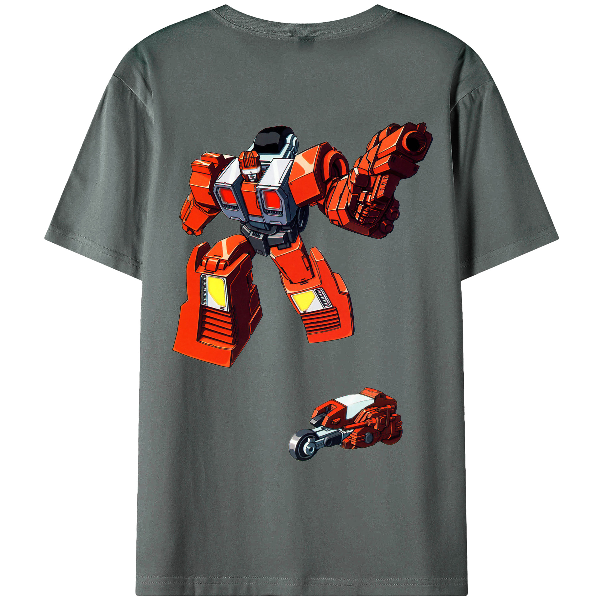 （画像用）  綿100％ メンズ半袖Tシャツ（バックプリント） 通気性